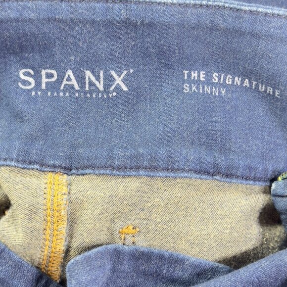 Spanx The Signature Skinny Jeans Women's Denim Stretch High-Rise Pants Size 28 - Picture 9 of 12